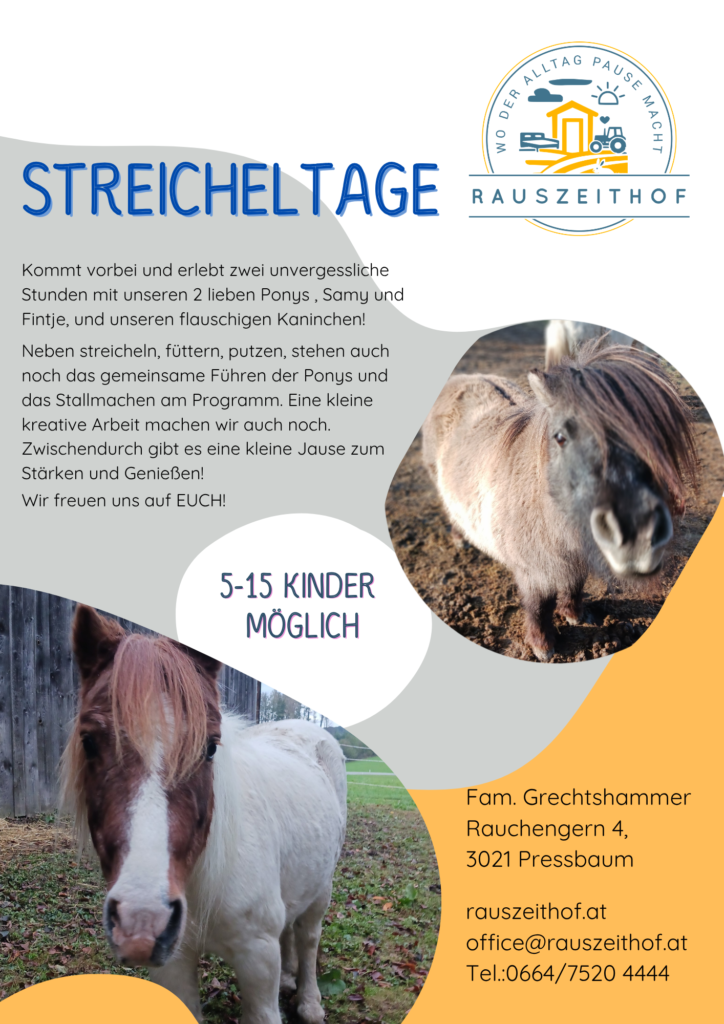 streicheltage neu flyer juni 2026